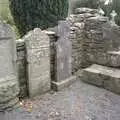 Graves in an old chapel, Reflections: A Day at Glendalough, County Wicklow, Ireland - 3rd November 2007