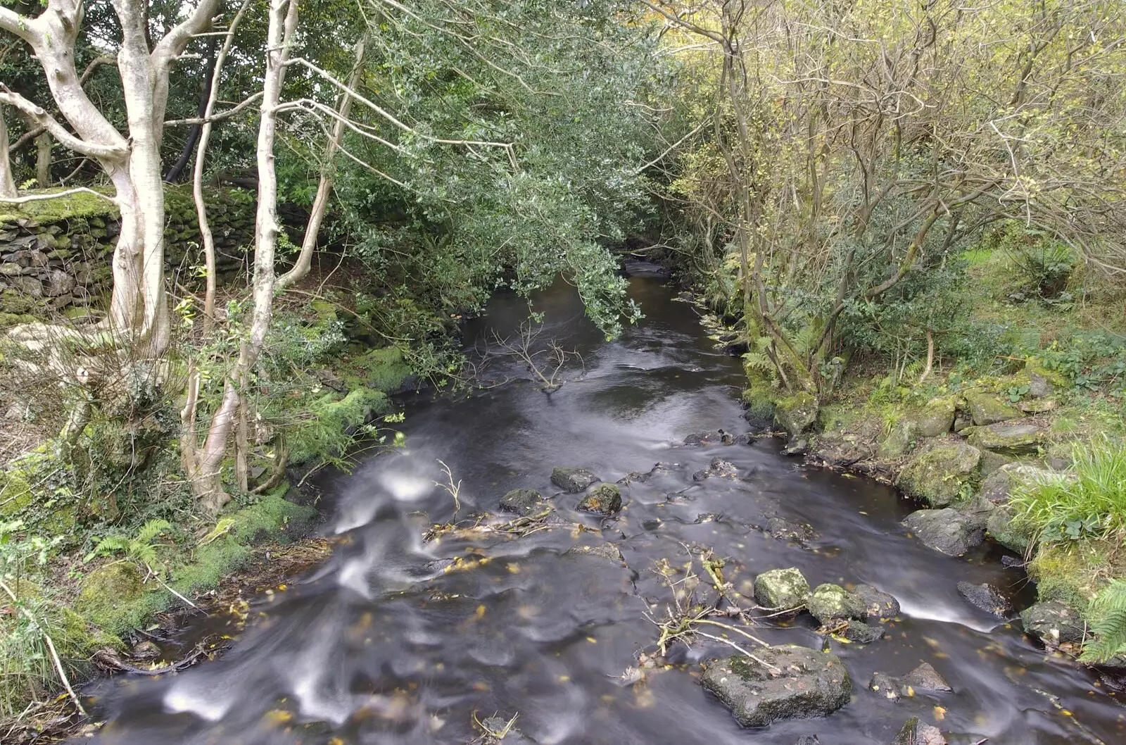 A river runs through it, from Reflections: A Day at Glendalough, County Wicklow, Ireland - 3rd November 2007