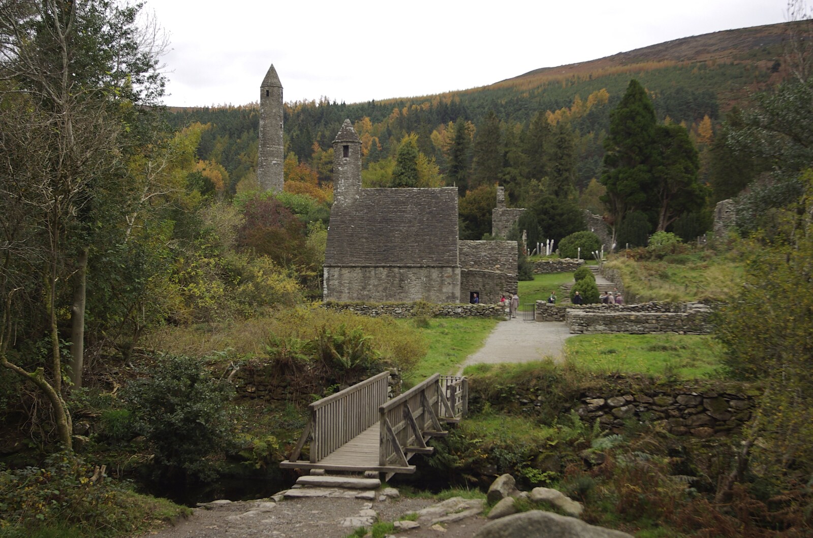 Reflections: A Day at Glendalough, County Wicklow, Ireland - 3rd November 2007: Monsatic towers