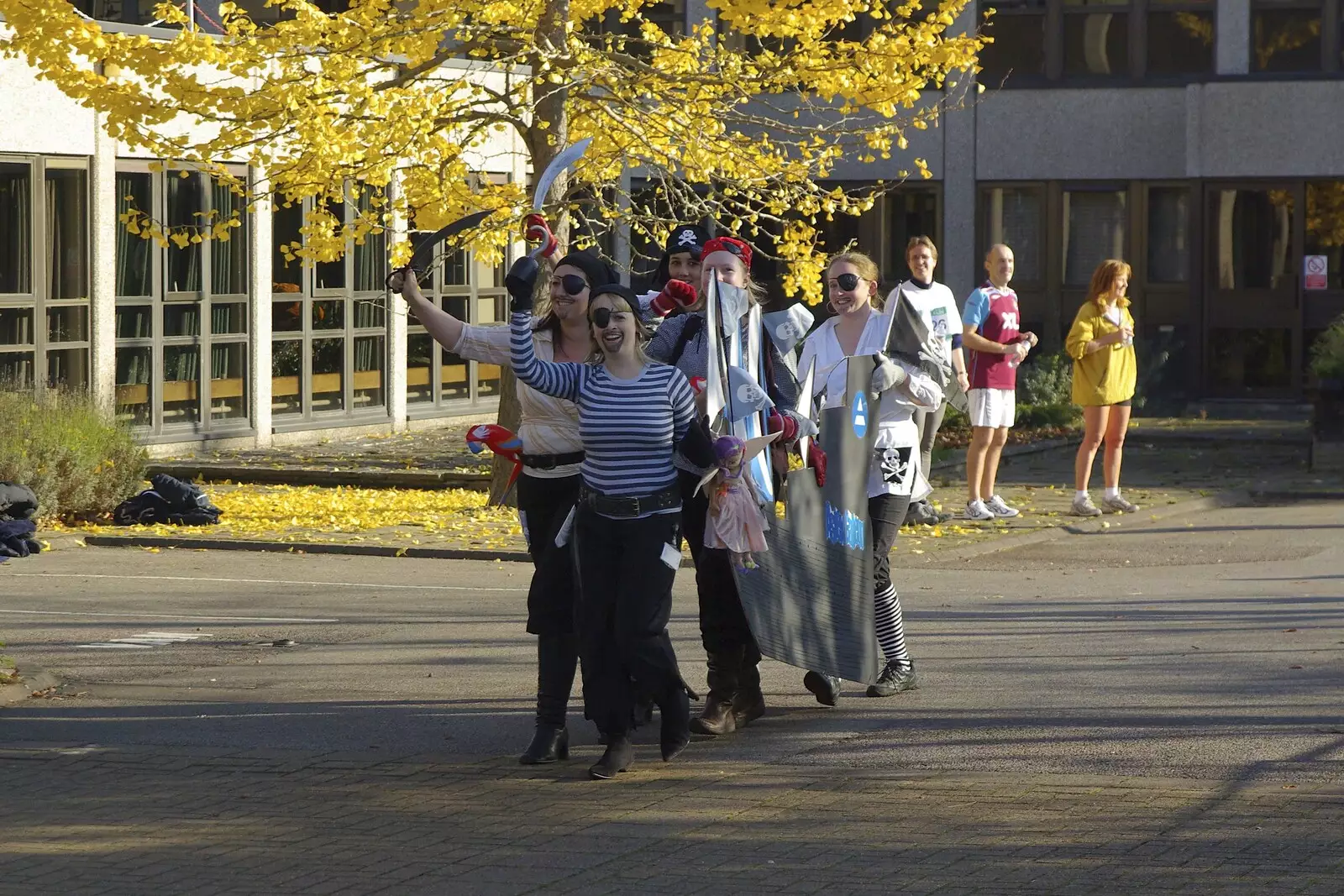 A comic Pirate-themed entry, from Isobel and the Science Park Fun Run, Milton Road, Cambridge - 16th November 2007