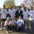 The Qualcomm team, Isobel and the Science Park Fun Run, Milton Road, Cambridge - 16th November 2007