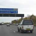 Jo's liking the middle lane of the M25