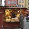 Isobel checks out a Christmas market stall, Gamla Stan, Stockholm, Sweden - 15th December 2007