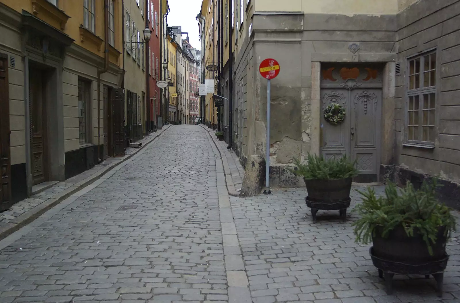 Nicely cobbled lane, from Gamla Stan, Stockholm, Sweden - 15th December 2007