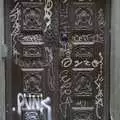 A graffiti'd door, Gamla Stan, Stockholm, Sweden - 15th December 2007