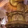 A lavishly-gold pulpit, Gamla Stan, Stockholm, Sweden - 15th December 2007