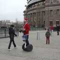 A guy on a Segway roams around handing out roasted nuts, Gamla Stan, Stockholm, Sweden - 15th December 2007
