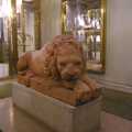 A scary lion in the hotel lobby, Gamla Stan, Stockholm, Sweden - 15th December 2007