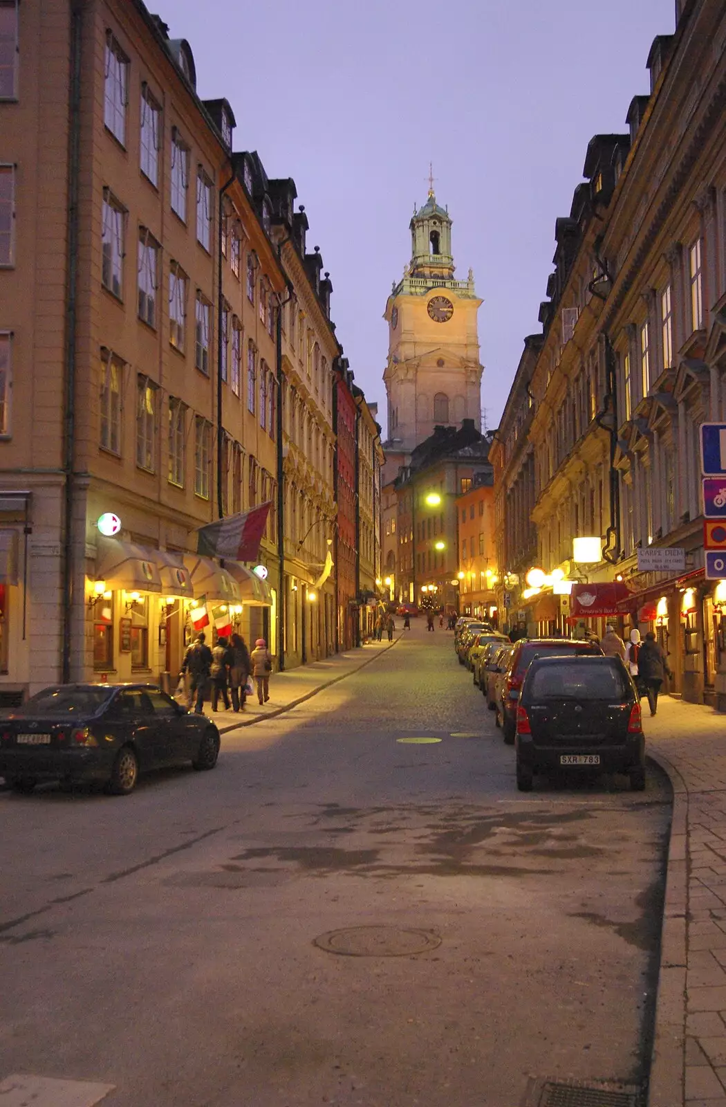 Gamla Stan at night, from Gamla Stan, Stockholm, Sweden - 15th December 2007