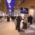 The shopping street in the dusk, Gamla Stan, Stockholm, Sweden - 15th December 2007