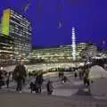 City lights, and Christmas market, Gamla Stan, Stockholm, Sweden - 15th December 2007