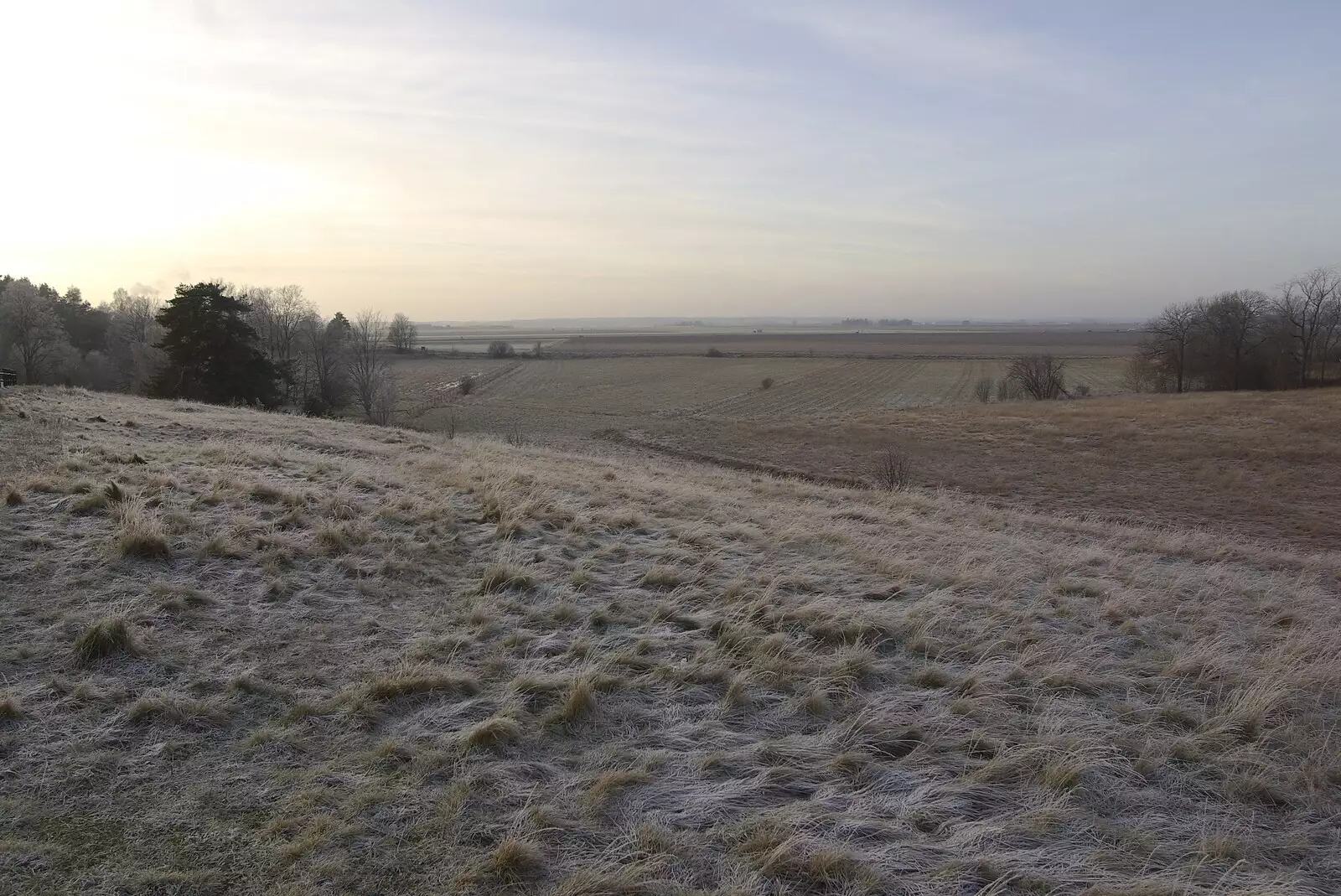 A view over the Swedish countryside, from Gamla Uppsala, Uppsala County, Sweden - 16th December 2007