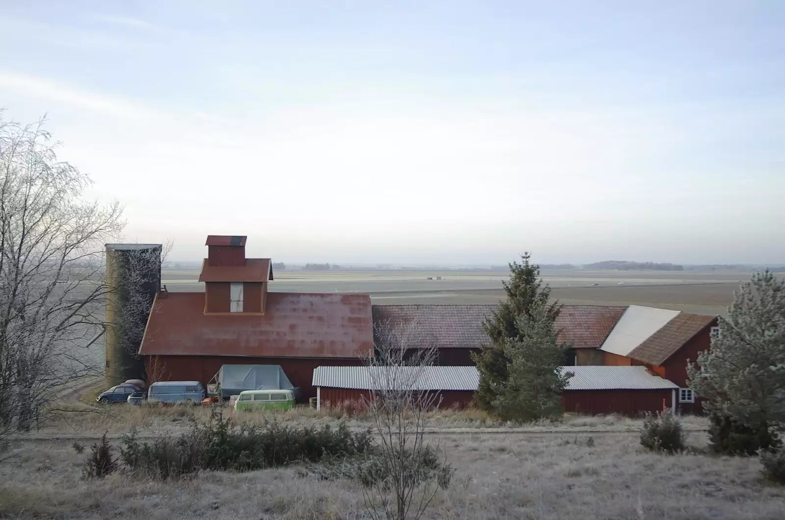 A Swedish farmhouse, with a collection of VWs, from Gamla Uppsala, Uppsala County, Sweden - 16th December 2007