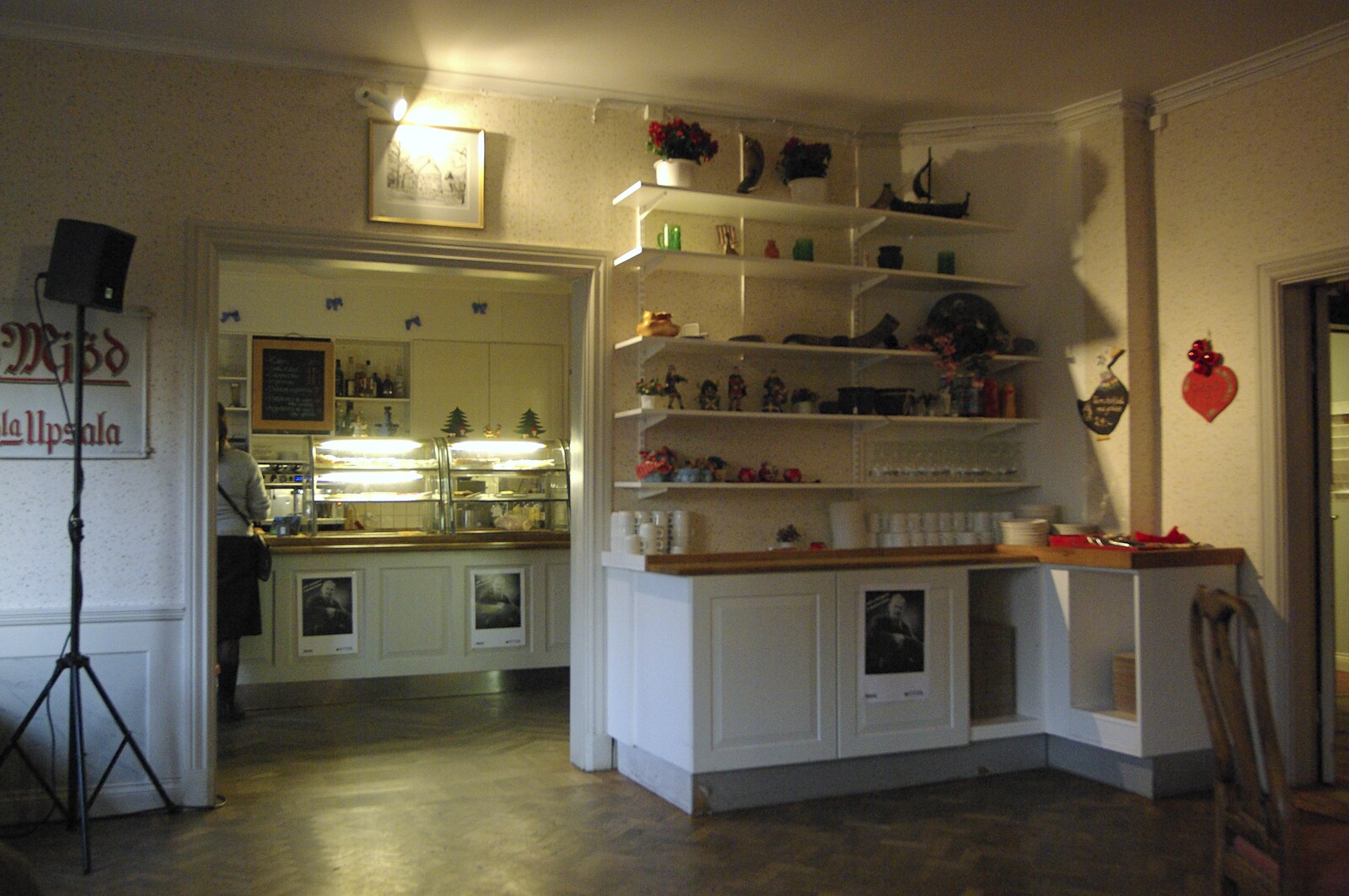 Inside a café from Gamla Uppsala, Uppsala County, Sweden - 16th December 2007