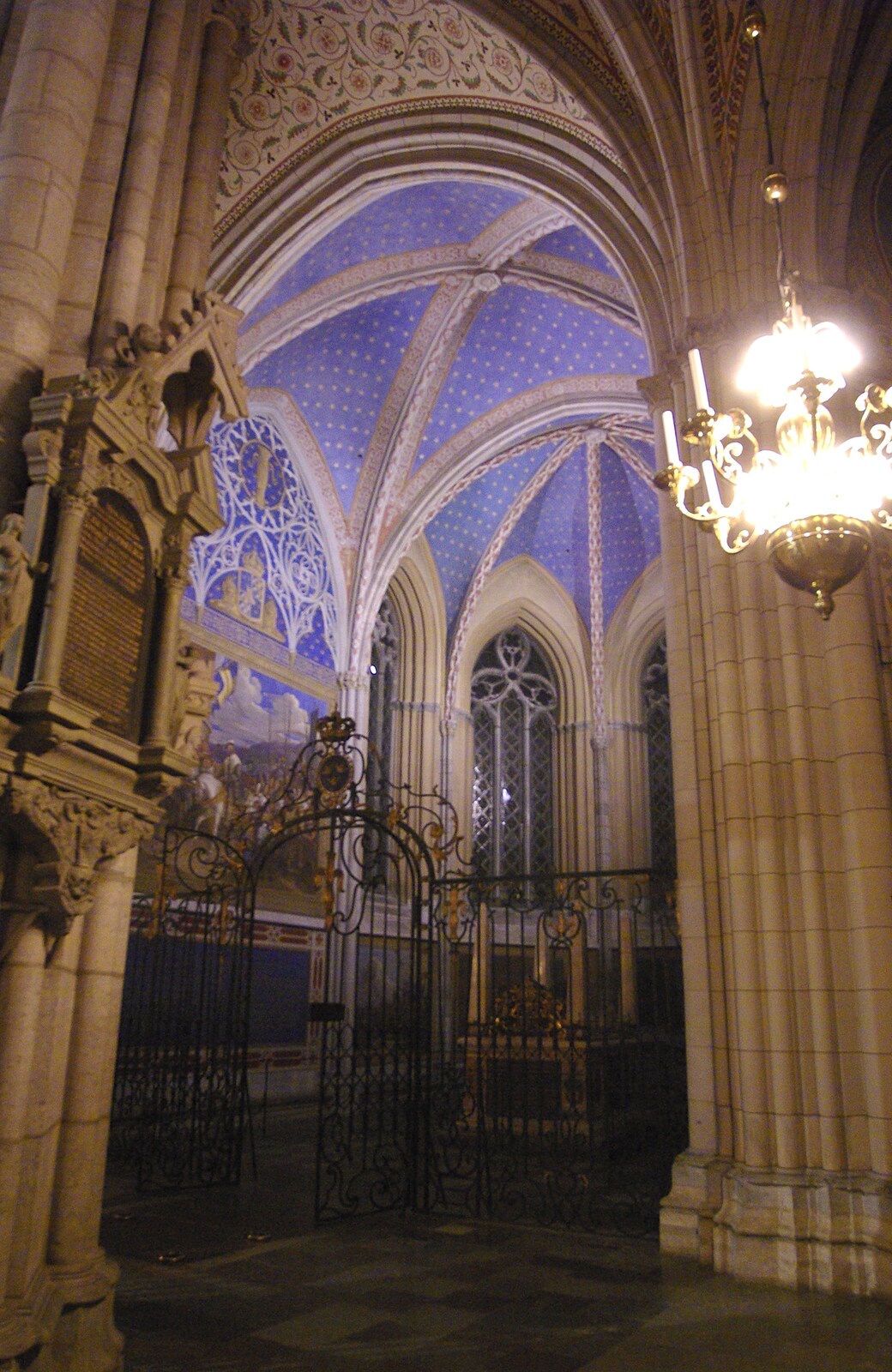 Inside Uppsala's cathedral from Gamla Uppsala, Uppsala County, Sweden - 16th December 2007