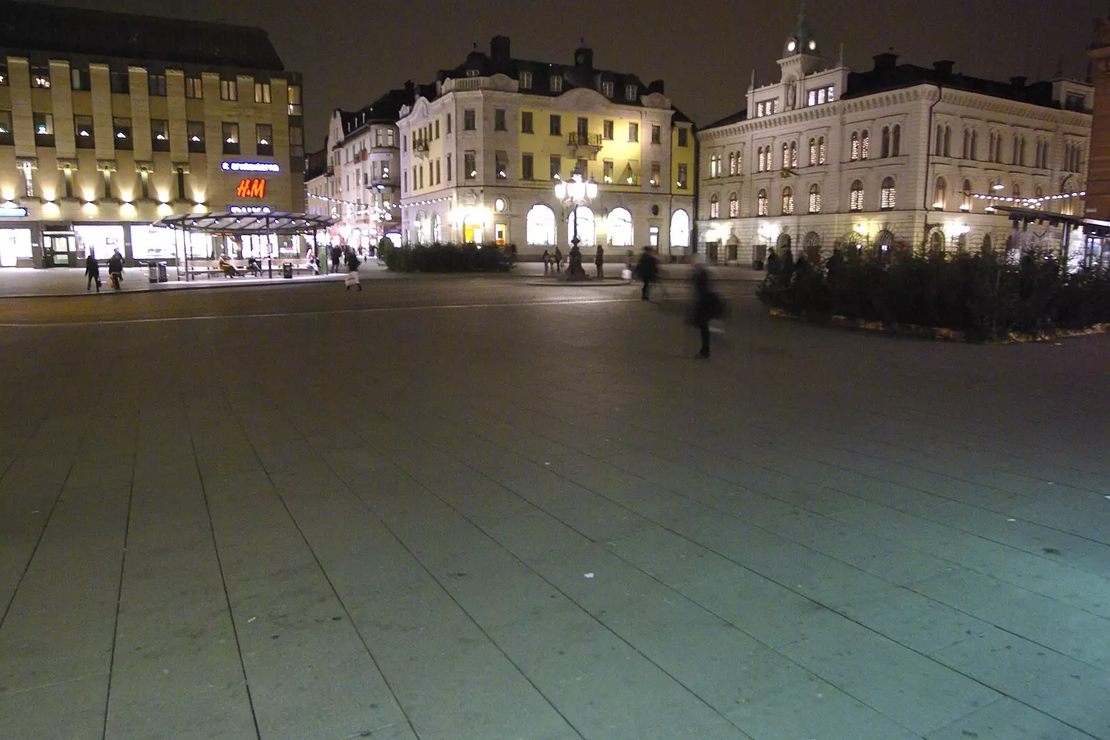 An empty square, from Gamla Uppsala, Uppsala County, Sweden - 16th December 2007