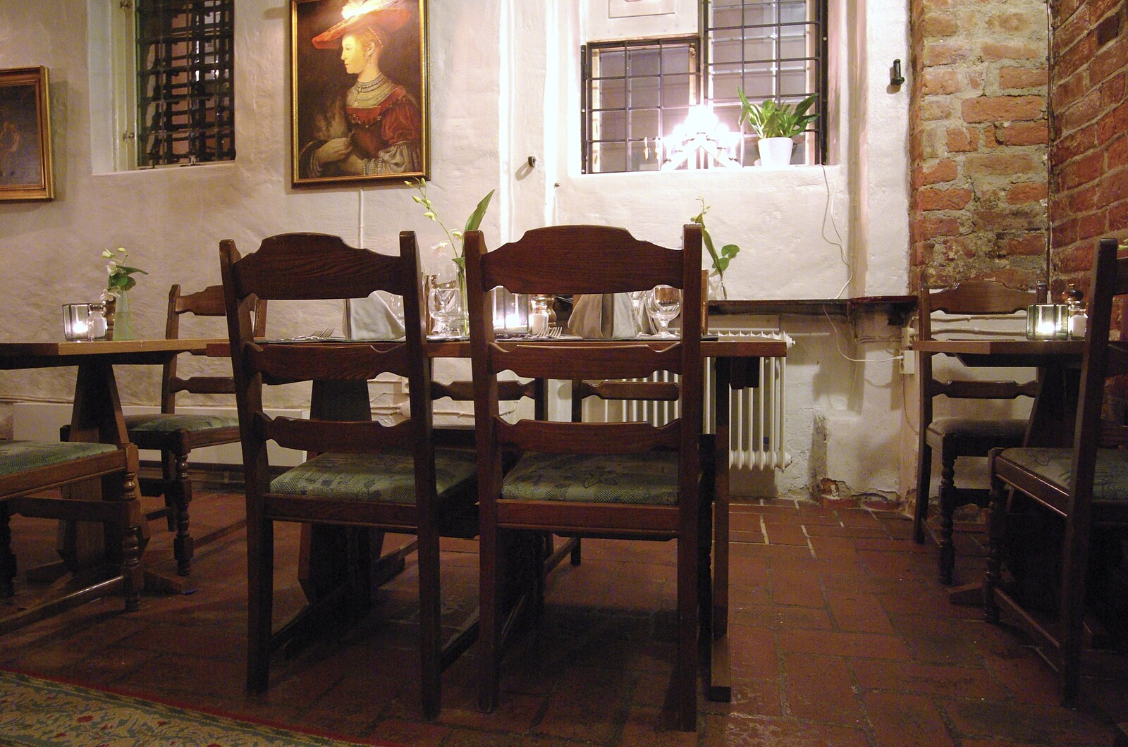 Restaurant chairs from Gamla Uppsala, Uppsala County, Sweden - 16th December 2007