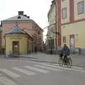 Someone on a bicycle, Gamla Uppsala, Uppsala County, Sweden - 16th December 2007