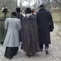 People roam around in period dress, A Few Hours in Skansen, Stockholm, Sweden - 17th December 2007