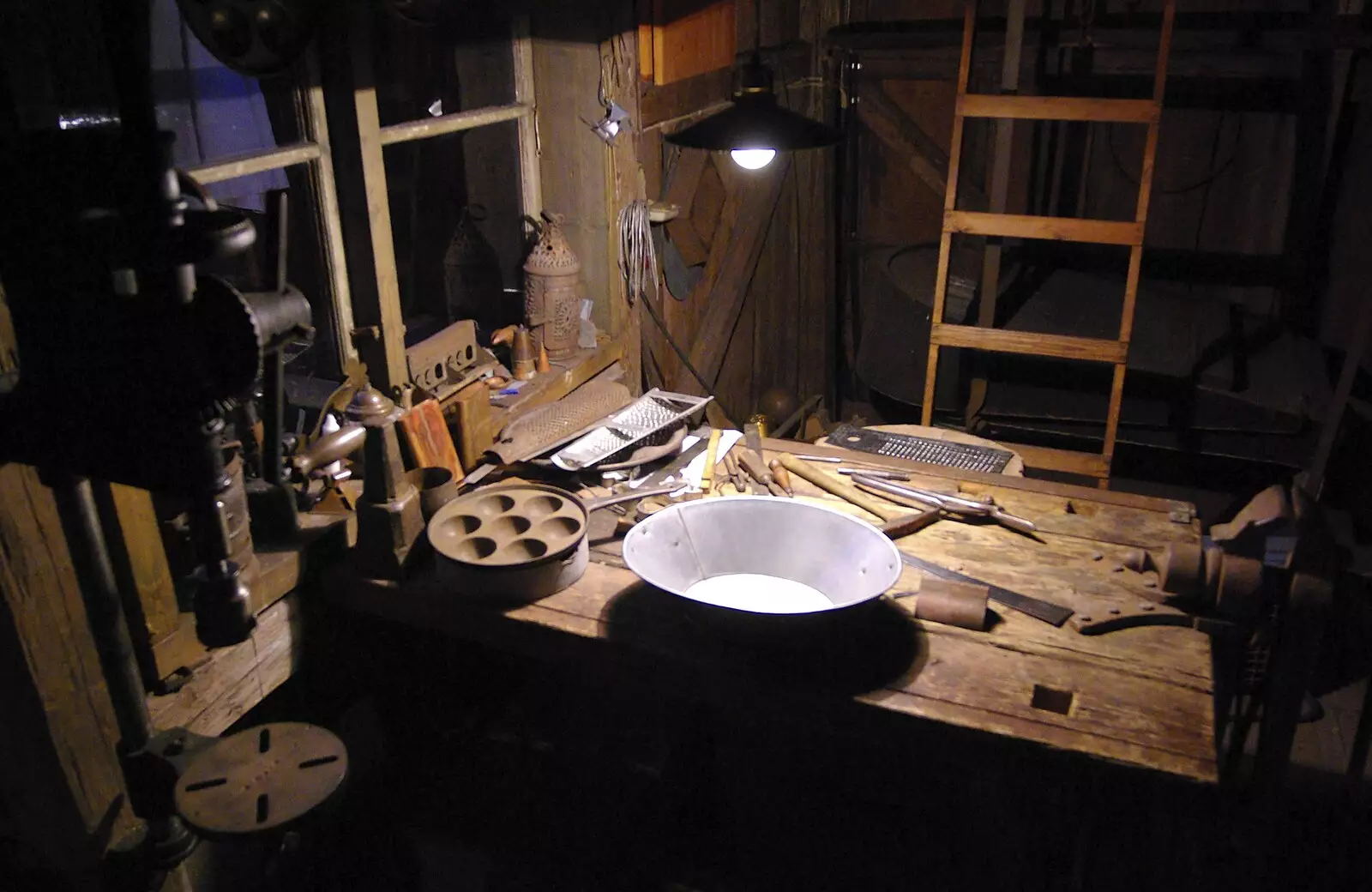 A metalworker's bench, from A Few Hours in Skansen, Stockholm, Sweden - 17th December 2007