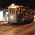 A tram waits outside the Natural History museum, A Few Hours in Skansen, Stockholm, Sweden - 17th December 2007