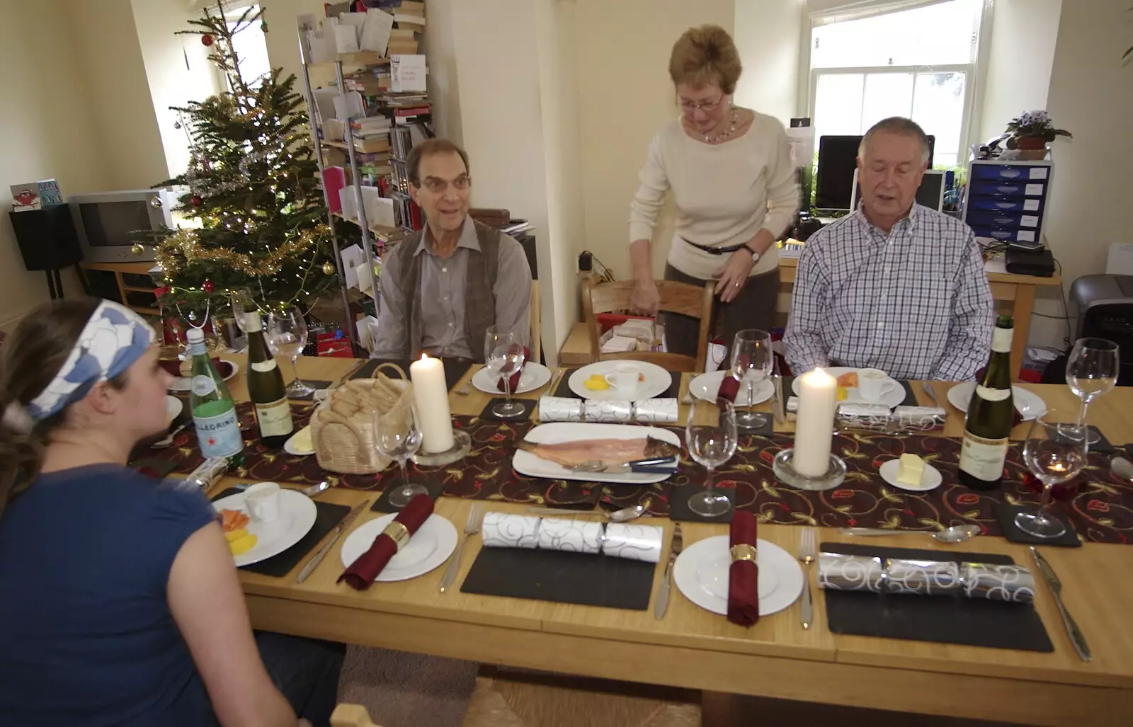 The starter includes fish we brought from Sweden, from Christmas at Sis and Matt's, Chagford, Devon - 25th December 2007