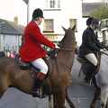 A rider arrives in colours, A Boxing Day Hunt, Chagford, Devon - 26th December 2007
