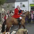 The whipper-in leads the hounds off, A Boxing Day Hunt, Chagford, Devon - 26th December 2007