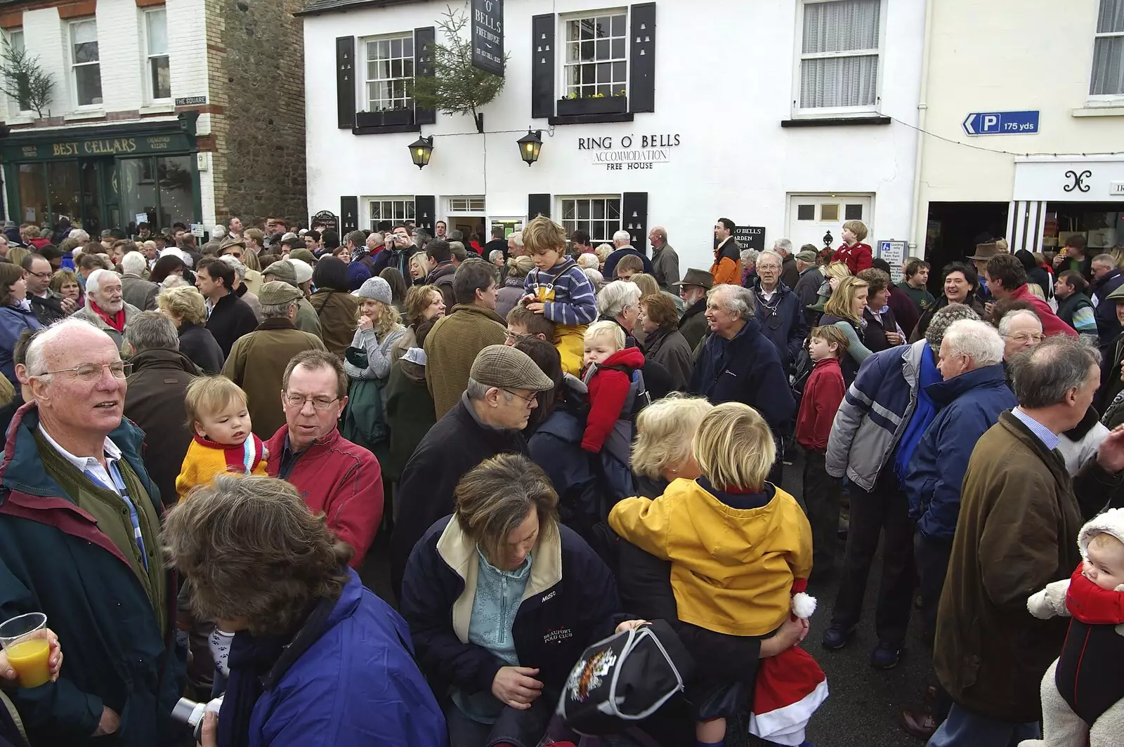 There's a big turn out, from A Boxing Day Hunt, Chagford, Devon - 26th December 2007