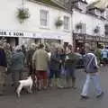 People drink beer outside Webber and Sons, A Boxing Day Hunt, Chagford, Devon - 26th December 2007