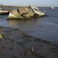 A wrecked boat, sucked into the mud, A Post-Christmas Trip to Orford, Suffolk - 29th December 2007