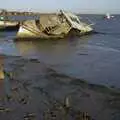 A wrecked boat, sucked into the mud, A Post-Christmas Trip to Orford, Suffolk - 29th December 2007