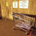 An abandonned supermarket trolley, near the Beehive Centre in Cambridge