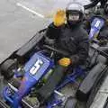 Marc waves, Gov's Stag-Day Karting, Ellough Airfield, Beccles, Suffolk - 19th January 2008