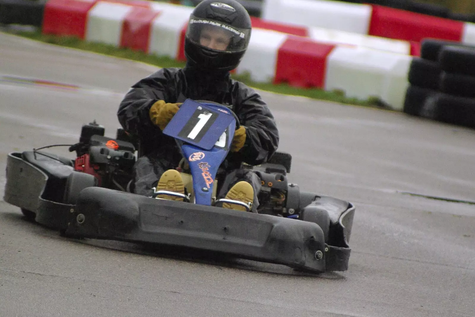 Mikey P, from Gov's Stag-Day Karting, Ellough Airfield, Beccles, Suffolk - 19th January 2008