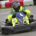 Gov steams around a corner, Gov's Stag-Day Karting, Ellough Airfield, Beccles, Suffolk - 19th January 2008