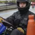 Bill looks pensive as he waits for the next heat, Gov's Stag-Day Karting, Ellough Airfield, Beccles, Suffolk - 19th January 2008