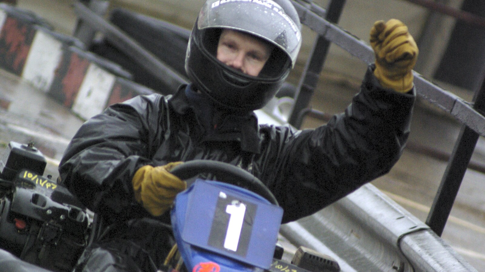 Gov's Stag-Day Karting, Ellough Airfield, Beccles, Suffolk - 19th January 2008: Mikey P wins
