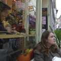 2008 Isobel outside a café in Norwich