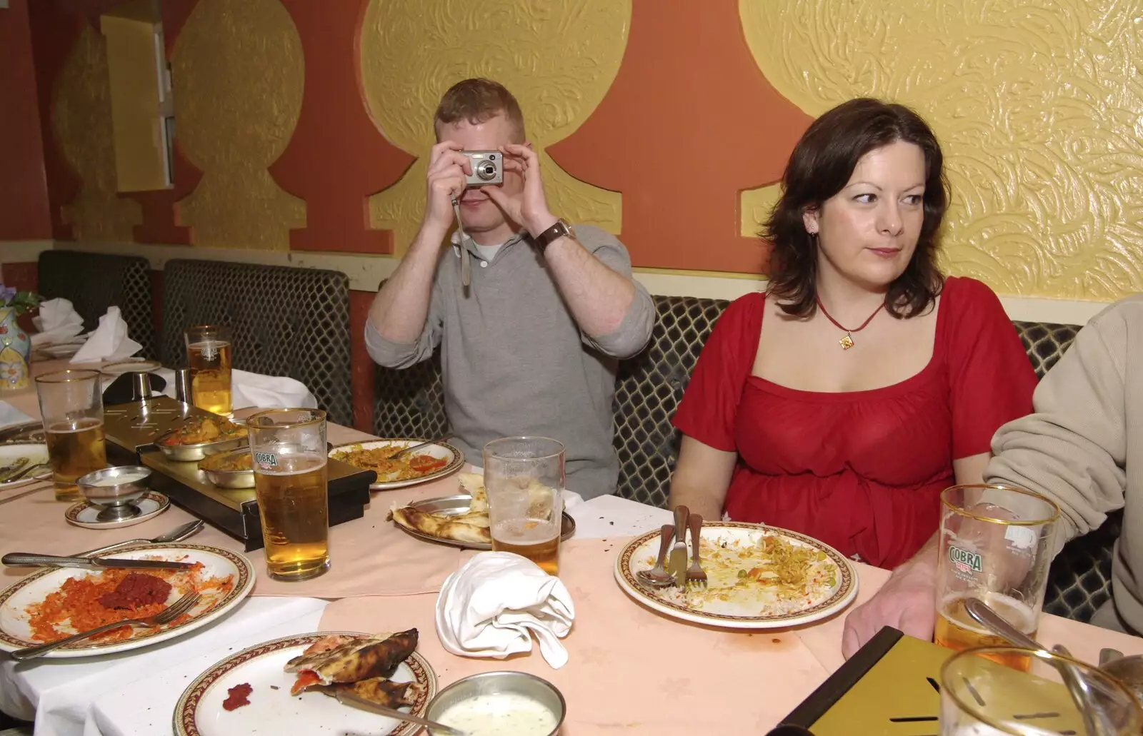 Mikey takes a photo, from Organ Practice, Swiss Fondue and Curry With Gov, Thorndon, Cambridge and Diss - 27th January 2008