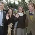 Bill, Carmen, Martina and Wavy, Gov and Rachel's Wedding, Thorndon, Suffolk - 2nd February 2008