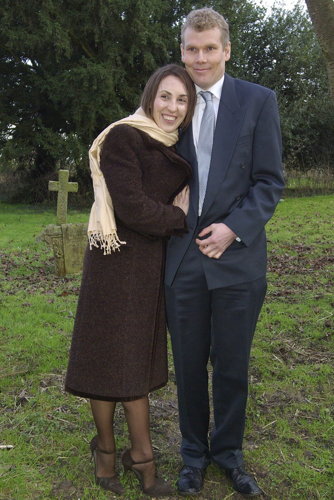 Carmen and Bill from Gov and Rachel's Wedding, Thorndon, Suffolk - 2nd February 2008