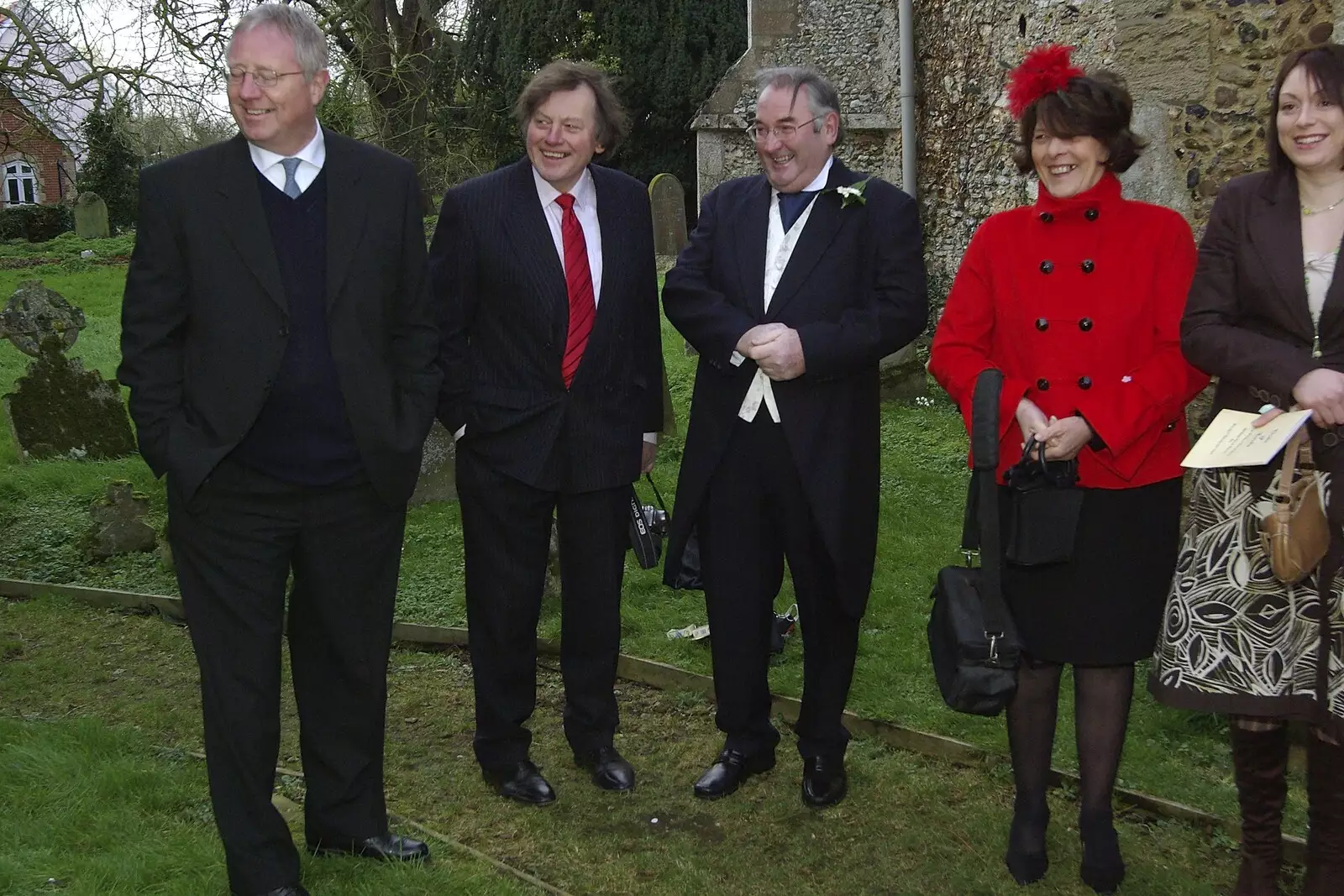 Steve and other guests, from Gov and Rachel's Wedding, Thorndon, Suffolk - 2nd February 2008