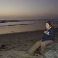 Isobel in the dusk, San Diego 8: The Beaches of Torrey Pines, and Ramona, California, USA - 29th February 2008