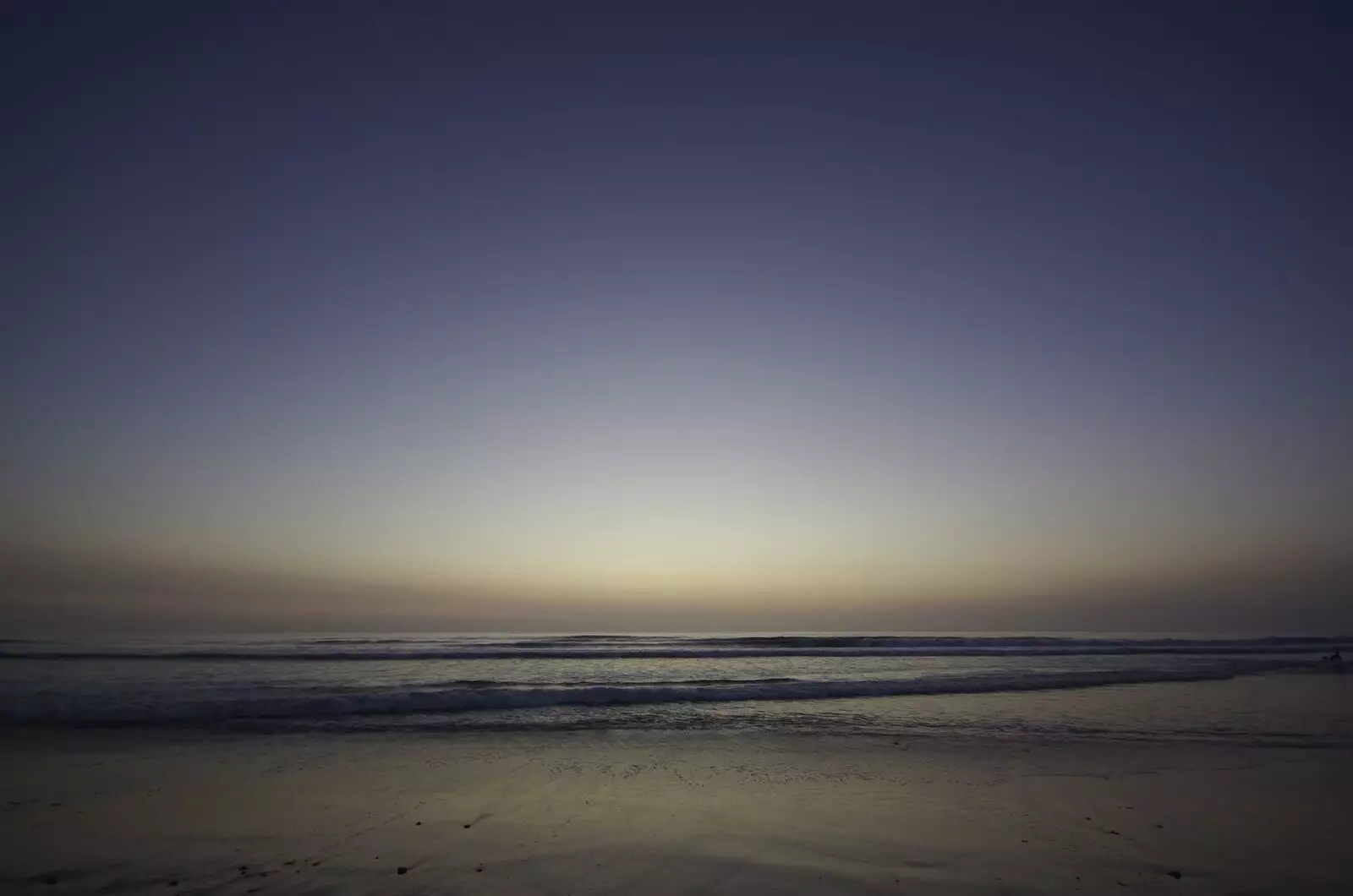 The sun is almost gone, from San Diego 8: The Beaches of Torrey Pines, and Ramona, California, USA - 29th February 2008