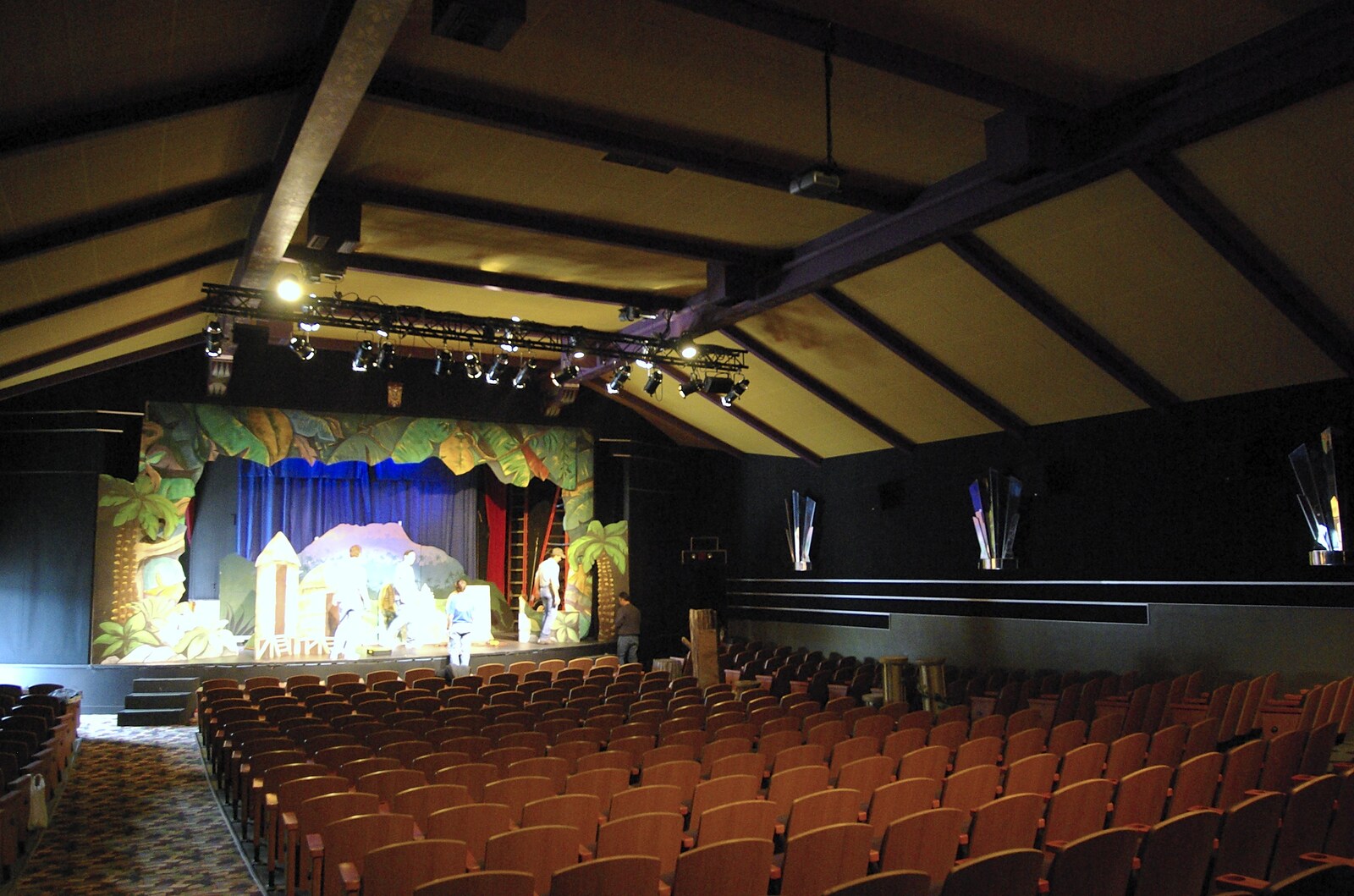The stage and seating of Mainstage Theater from San Diego 8: The Beaches of Torrey Pines, and Ramona, California, USA - 29th February 2008