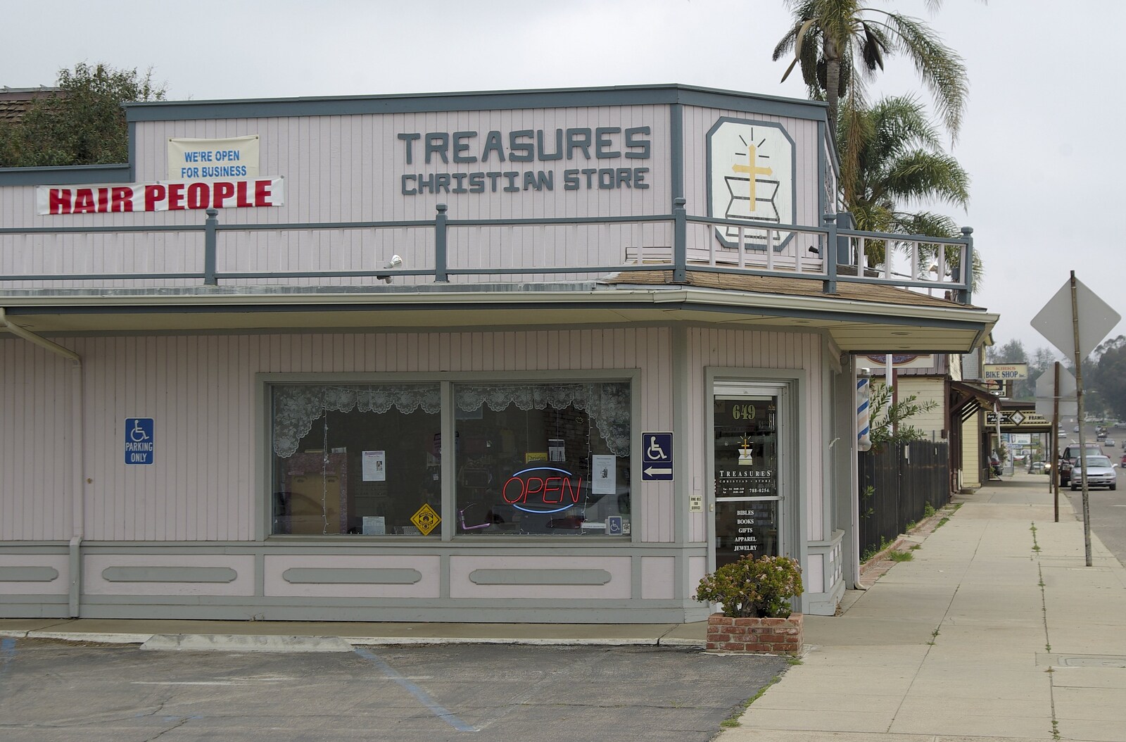 The Treasures Christian Store from San Diego 8: The Beaches of Torrey Pines, and Ramona, California, USA - 29th February 2008