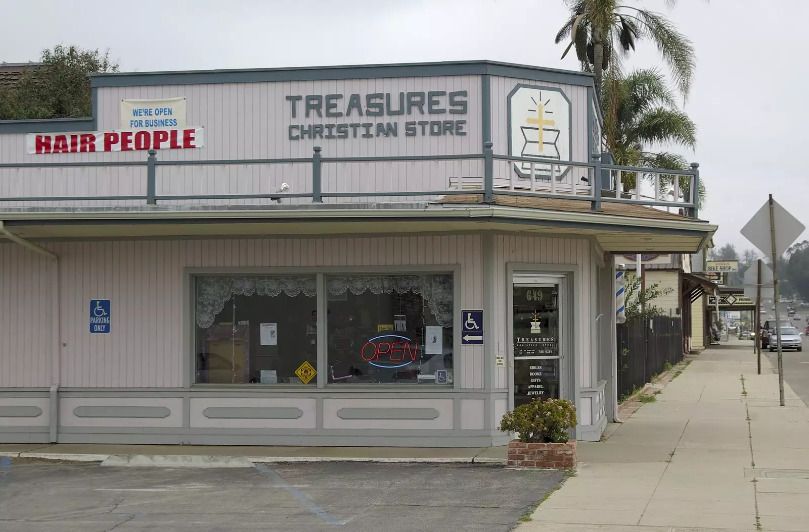The Treasures Christian Store, from San Diego 8: The Beaches of Torrey Pines, and Ramona, California, USA - 29th February 2008