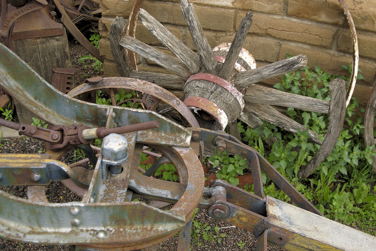A broken cart wheel from San Diego 8: The Beaches of Torrey Pines, and Ramona, California, USA - 29th February 2008