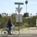 A rare cyclist on Christmas Circle, The End of the World: Julian to the Salton Sea and Back, California, US - 1st March 2008